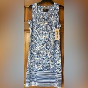 Blue Floral UPF50+ Sun Dress Size Small Brand New by Abby Joy by Tango Mango